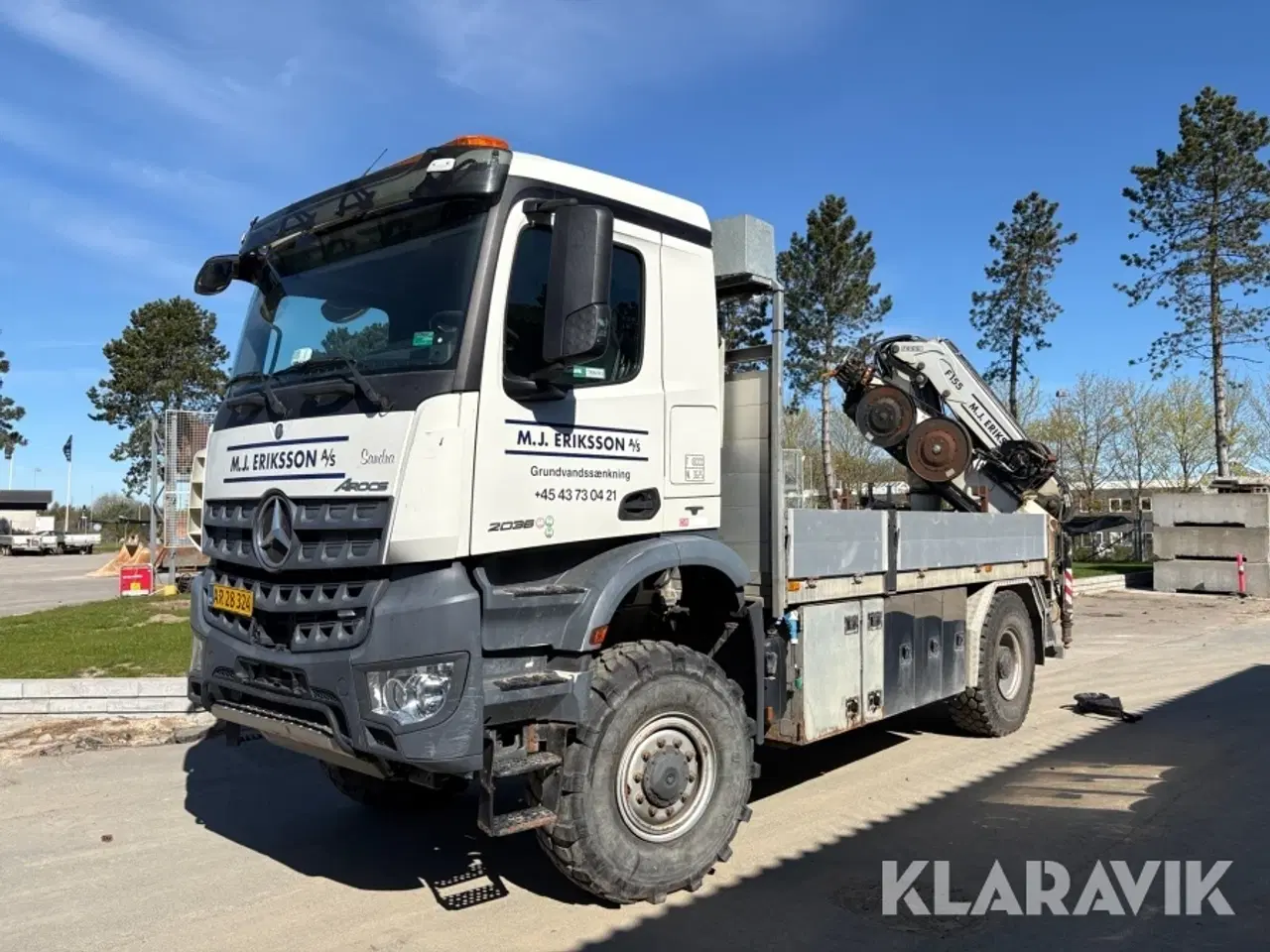 Billede 1 - Lastbil Mercedes-Benz Arocs 2036 AK med kran