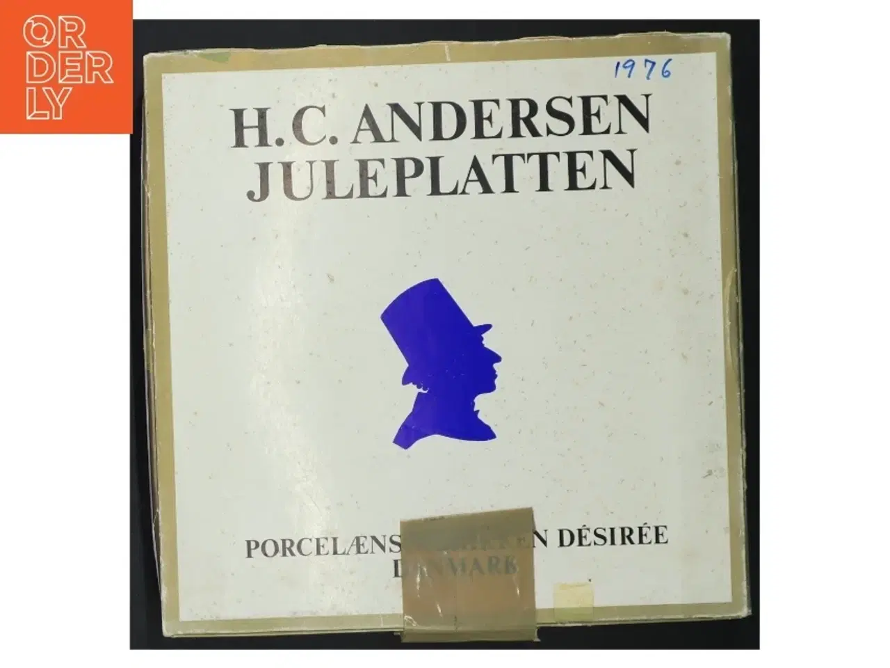 Billede 3 - H.C. Andersen juleplatte 1976 fra Desiree (str. Ø 19 cm)