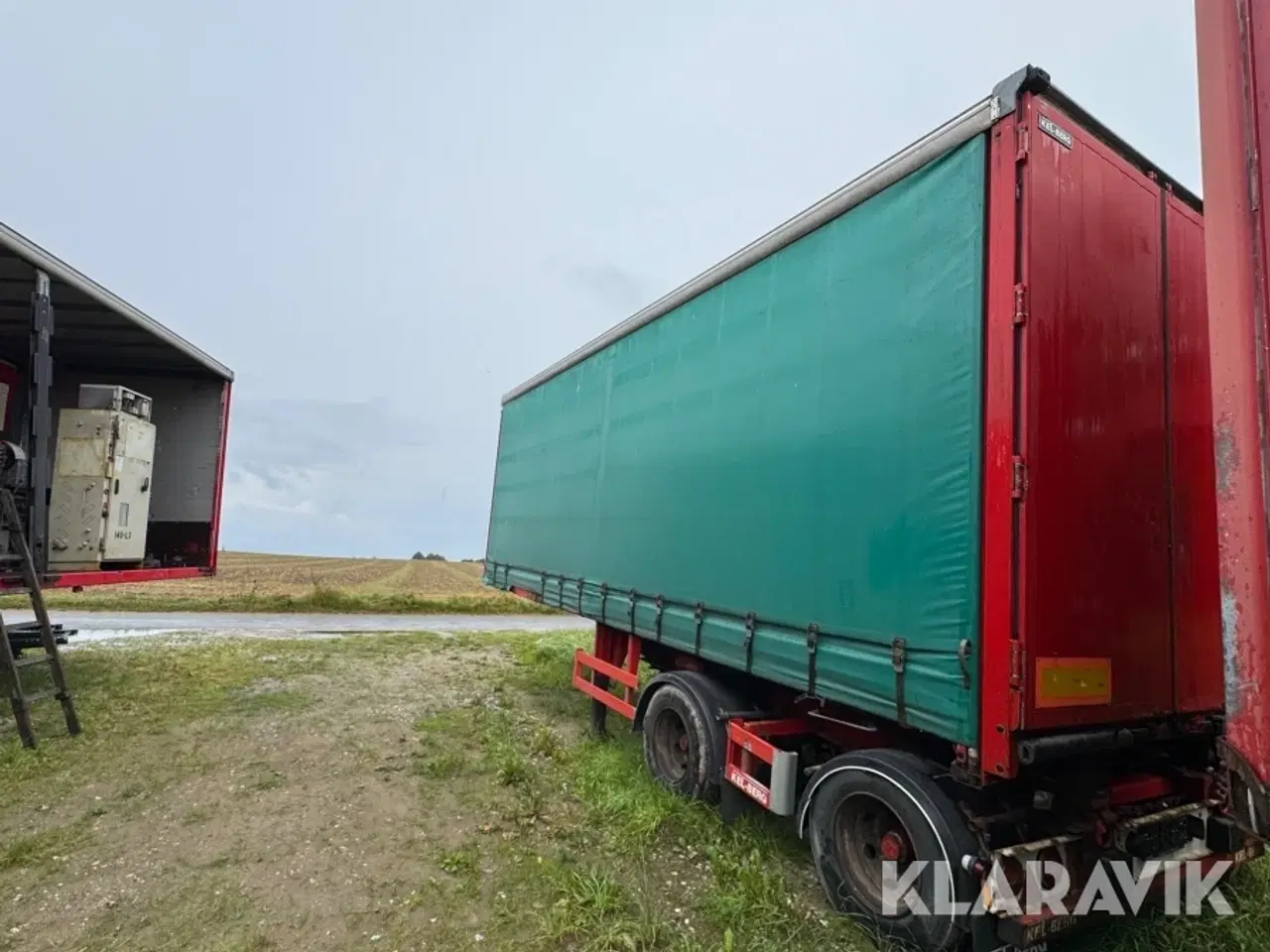 Billede 2 - Gardintrailer Kel-Berg E36B2