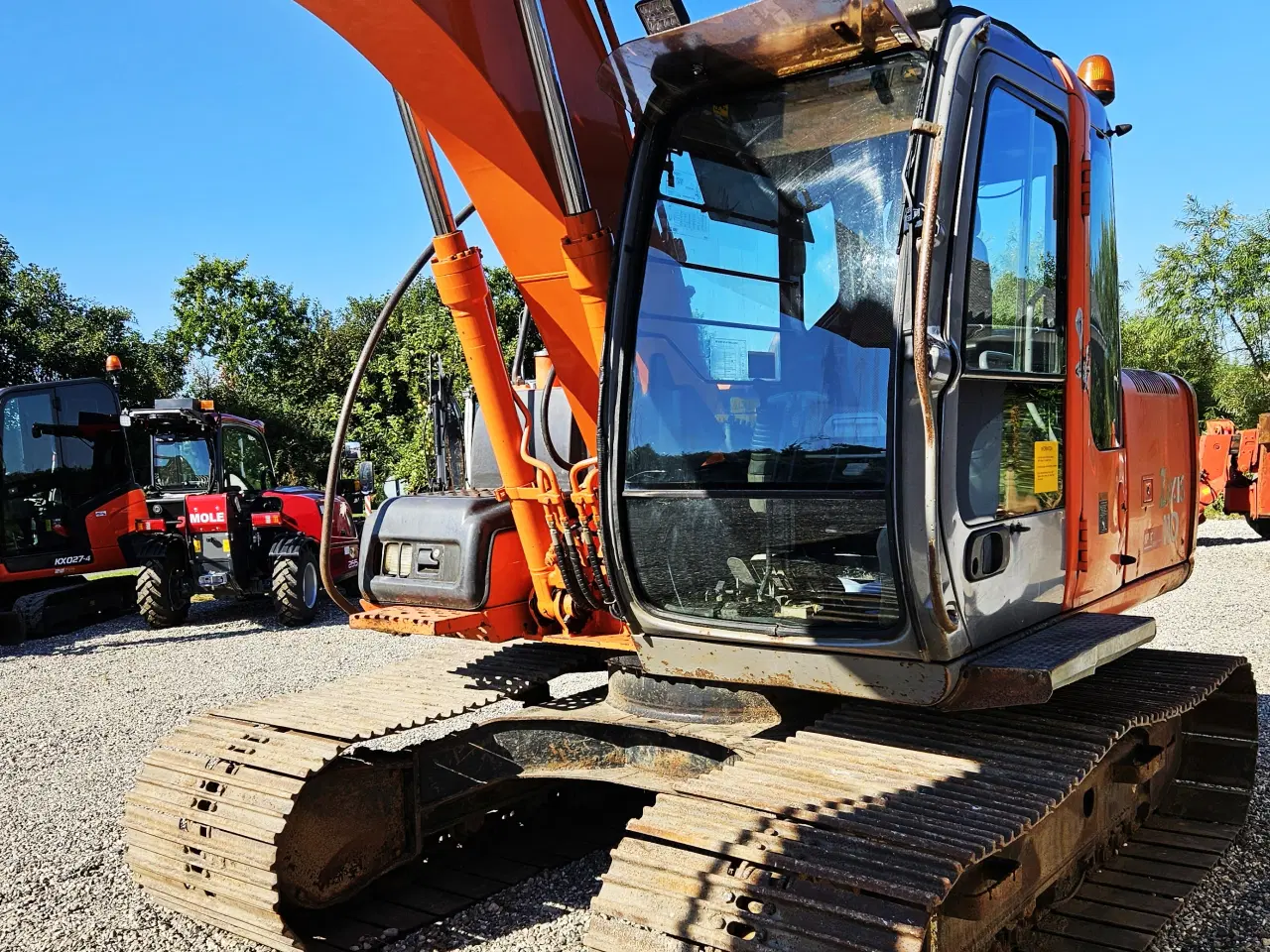 Billede 4 - Hitachi ZX110 / 10 tons / brede bånd / skovlsæt