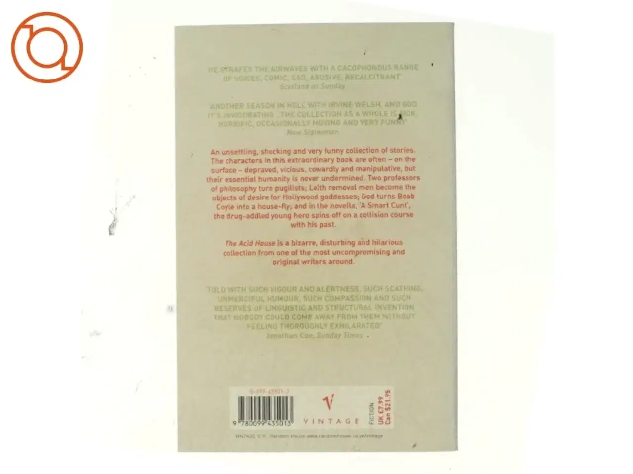 Billede 2 - The acid house af Irvine Welsh (Bog)