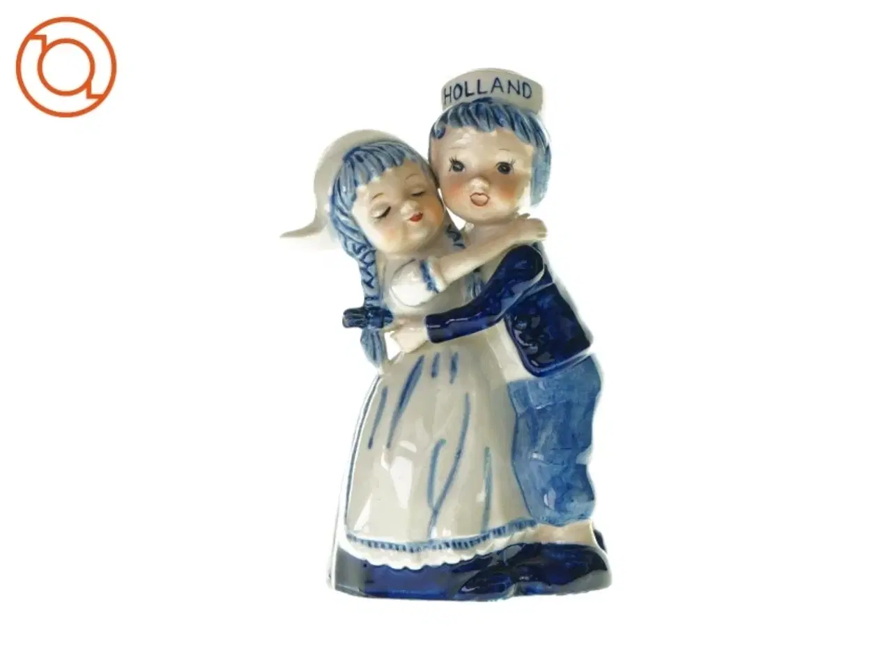 Billede 1 - Porcelænsfigur med to mennesker
