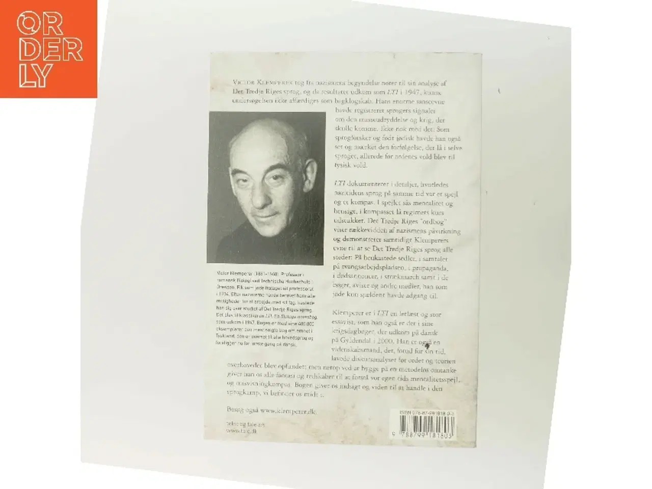 Billede 3 - LTI : Det tredje riges sprog : en filologs notesbog af Victor Klemperer (Bog)