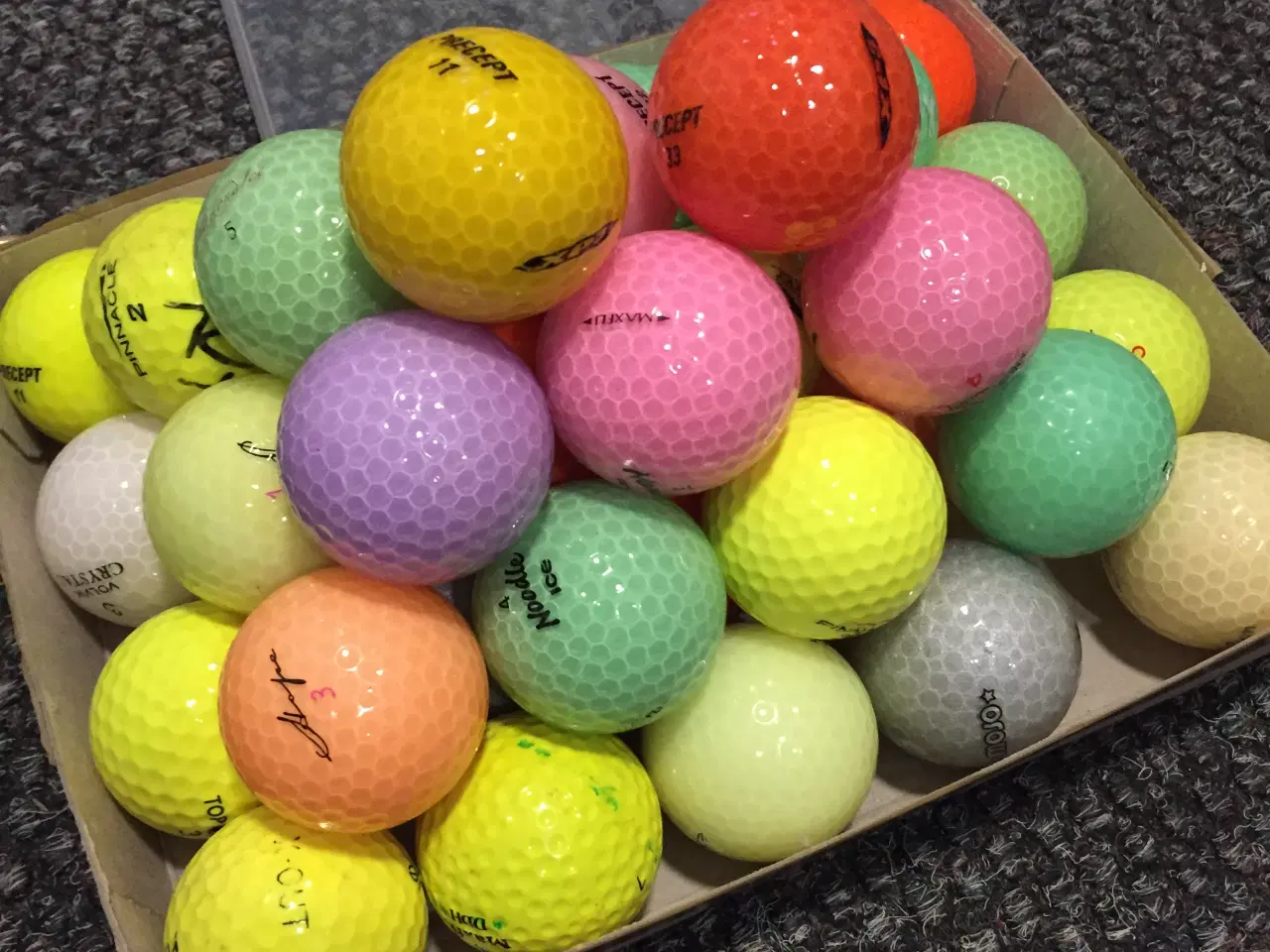 Billede 1 - Farvede golfbolde / vinterbolde