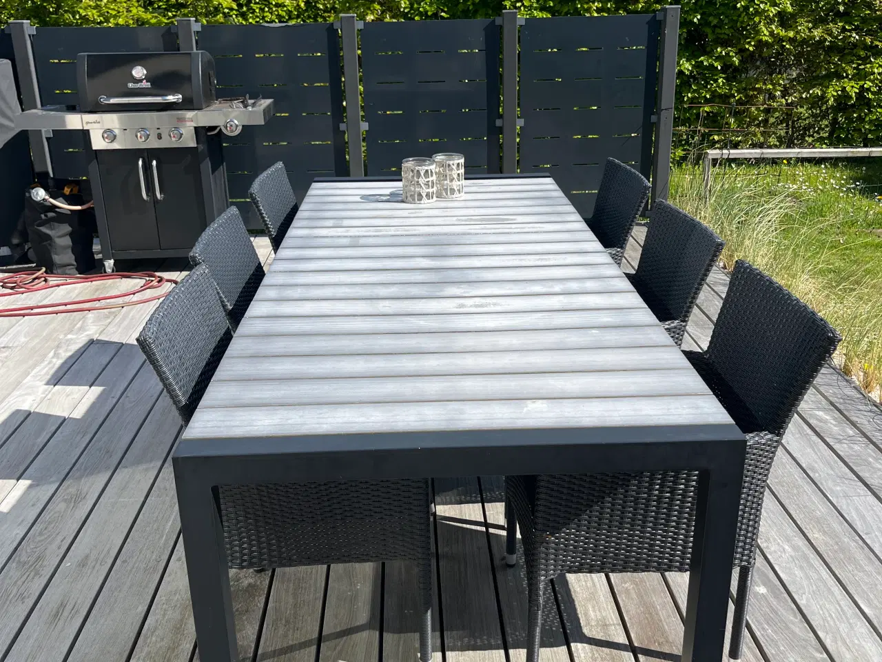 Billede 1 - Havebord med 6 stole