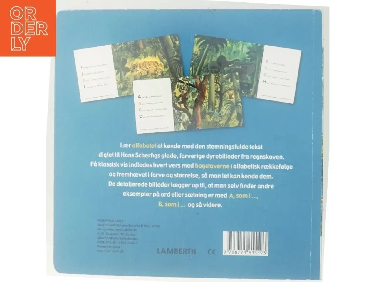 Billede 3 - Urskovsalfabet af Lena Lamberth (Bog)