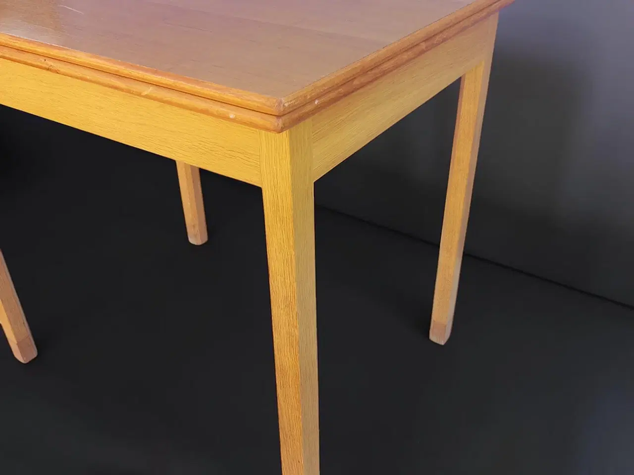 Billede 3 - Multifunktionsbord i teak/eg – foldbart bord