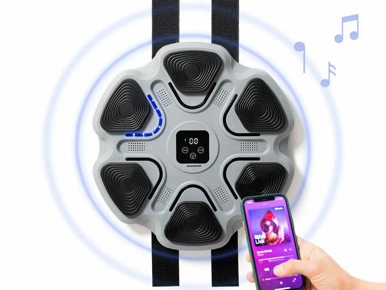 Billede 2 - Beatfist genopladelig boksemaskine med musik