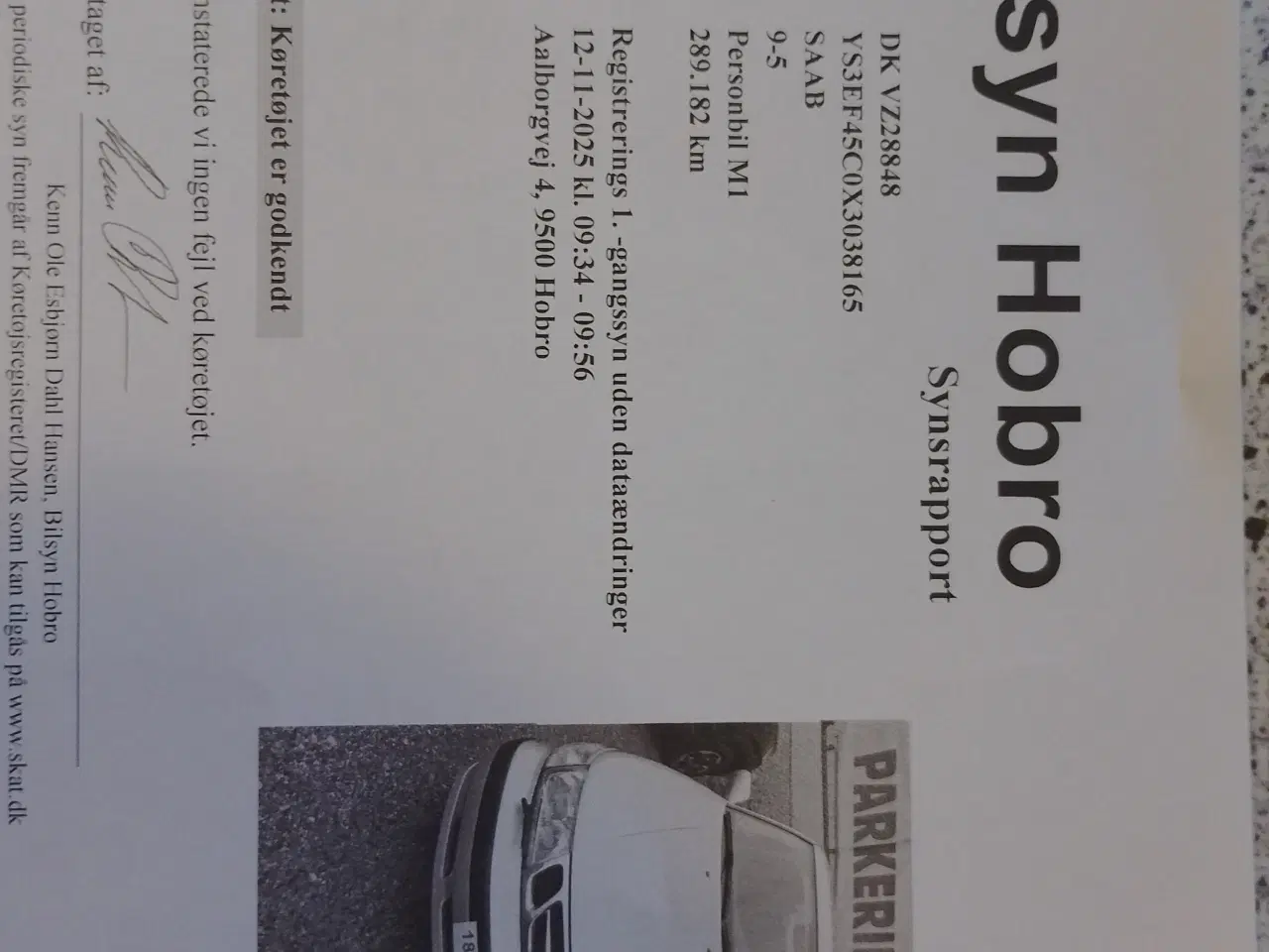 Billede 1 - Nysynet saab 9-5