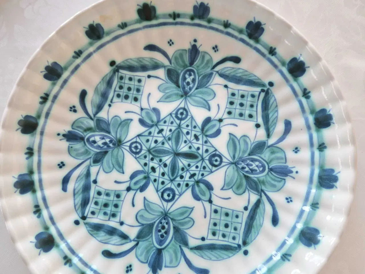 Billede 3 - Vintage Royal Delft pynte tallerken fra 60erne 