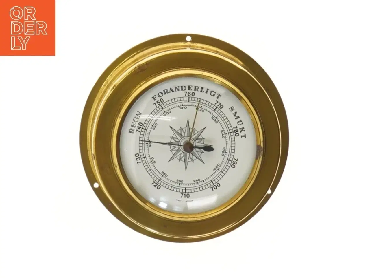 Billede 1 - Antikt vægbarometer (str. 15 cm)