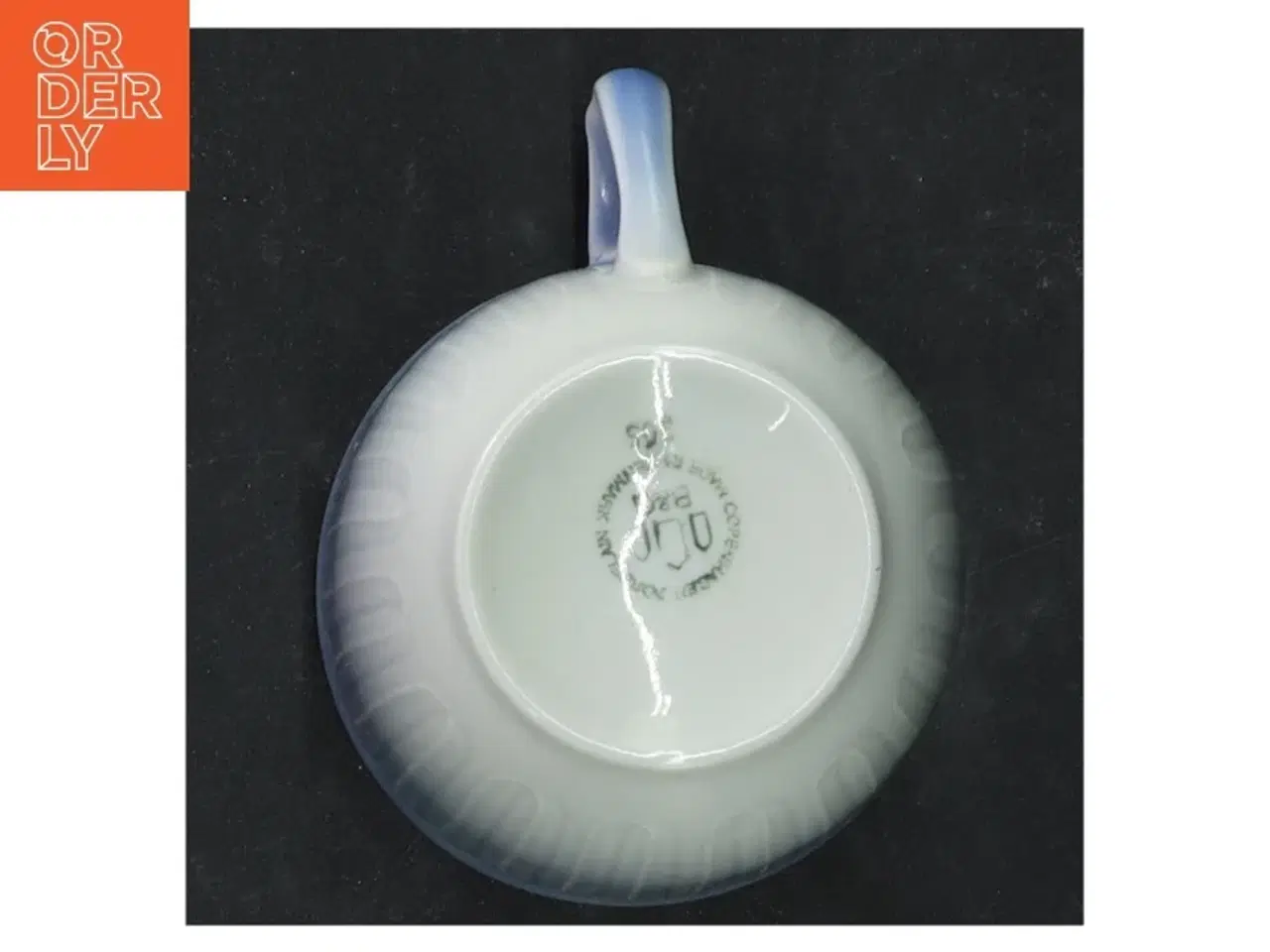 Billede 4 - Seks blå-hvide porcelænskrus fra B&G (str. 7 cm. 6 stykker)