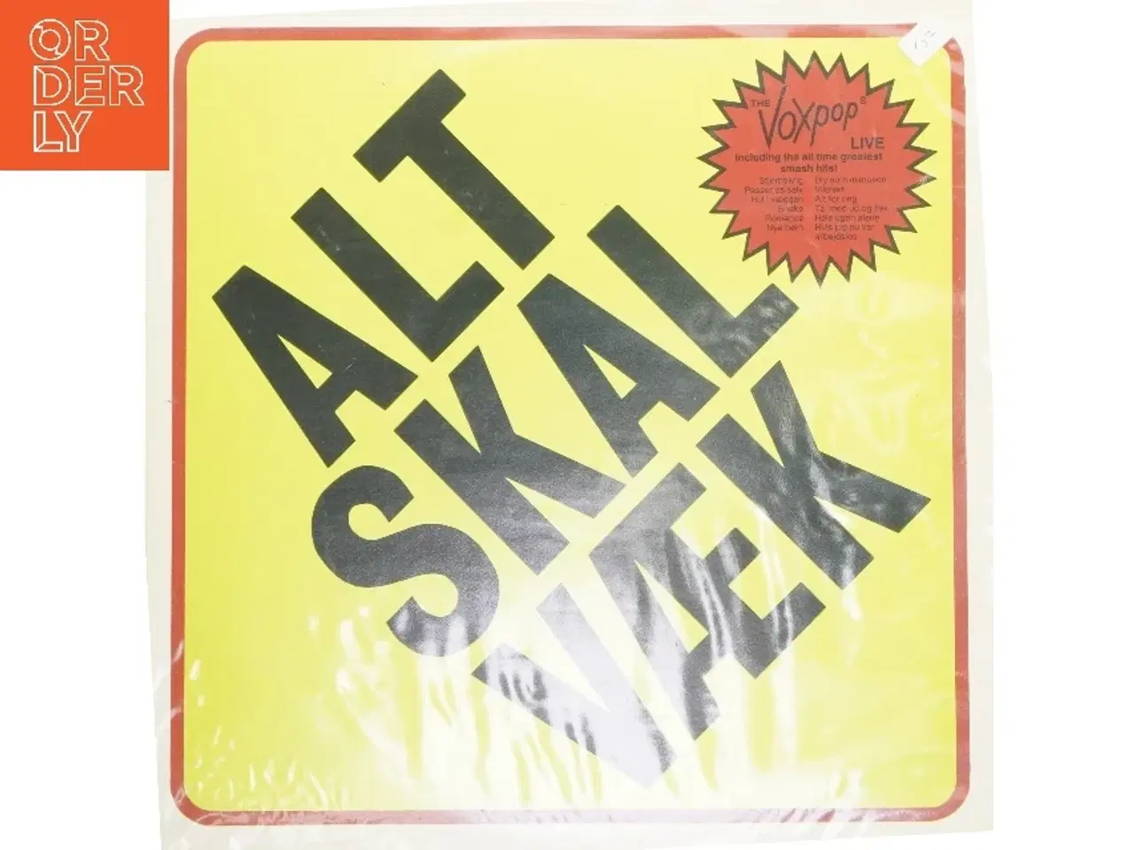 Billede 1 - Voxpop LP - Alt Skal Væk fra Voxpop