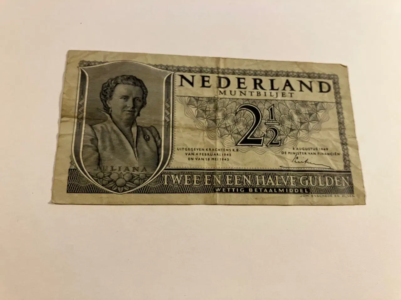 Billede 1 - 2 1/2 Gulden Netherlands