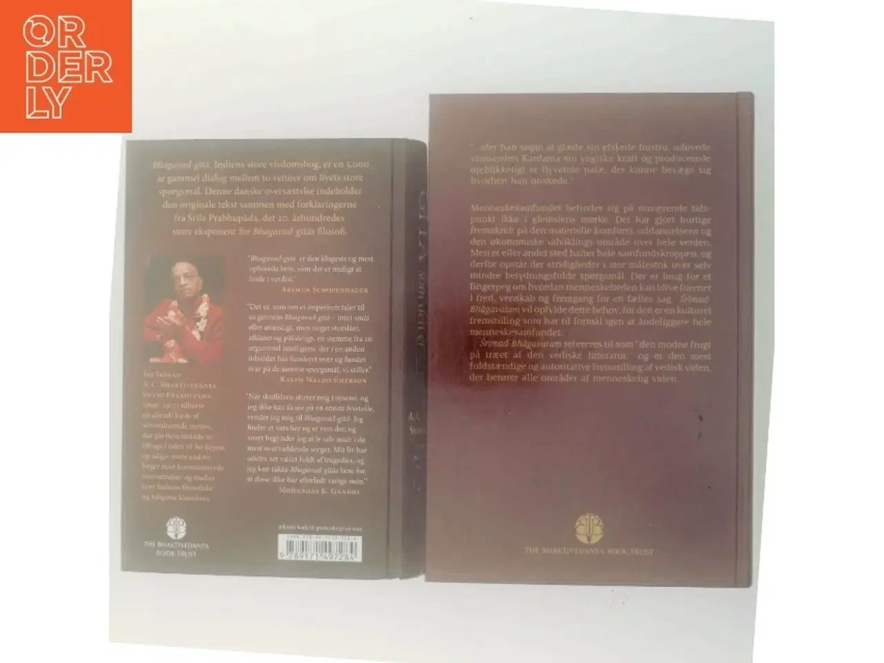 Billede 4 - Bhagavad-gītā som den er : med den originale sanskrittekst, romersk translitteration, oversættelse ord for ord til dansk, oversættelse og