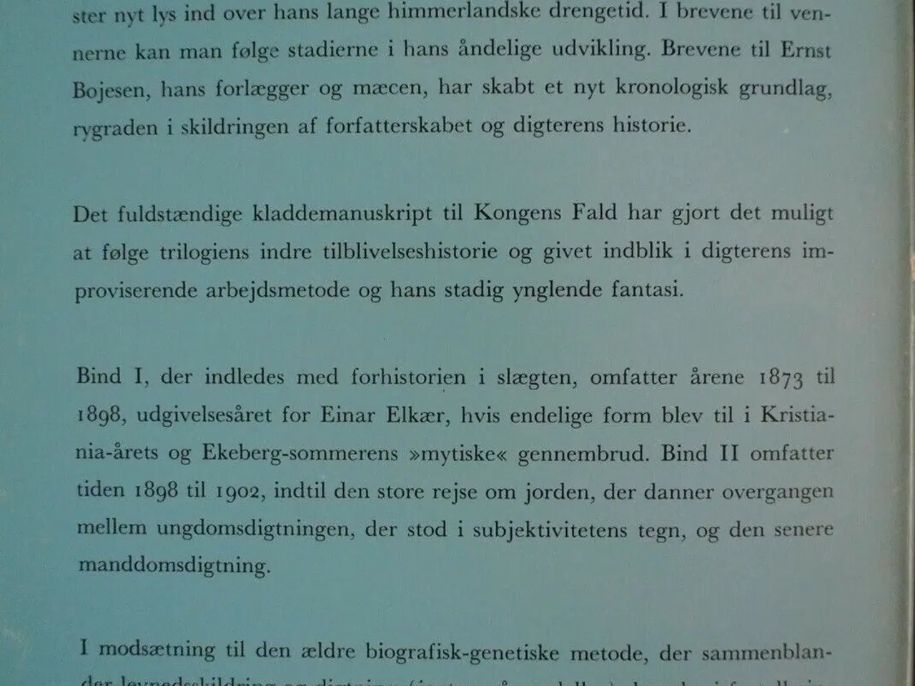 Billede 2 - den unge johannes v. jensen 1-2, af oluf friis