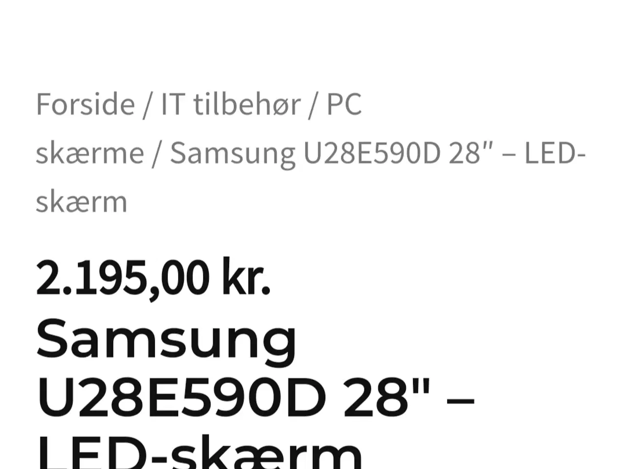 Billede 3 - RTX 2060 Gamer Pc + 28" 4K skærm