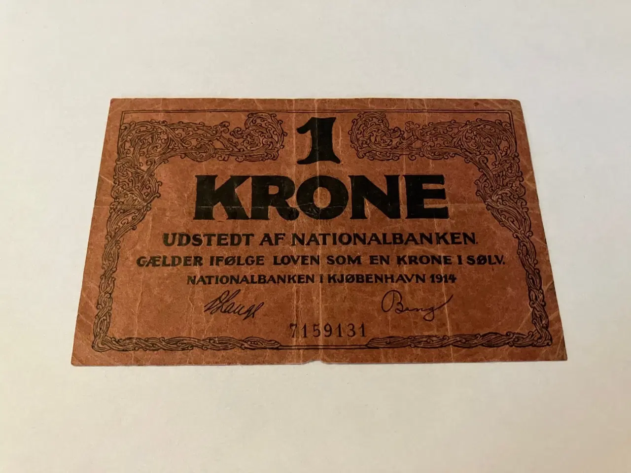 Billede 1 - 1 Krone Rød 1914