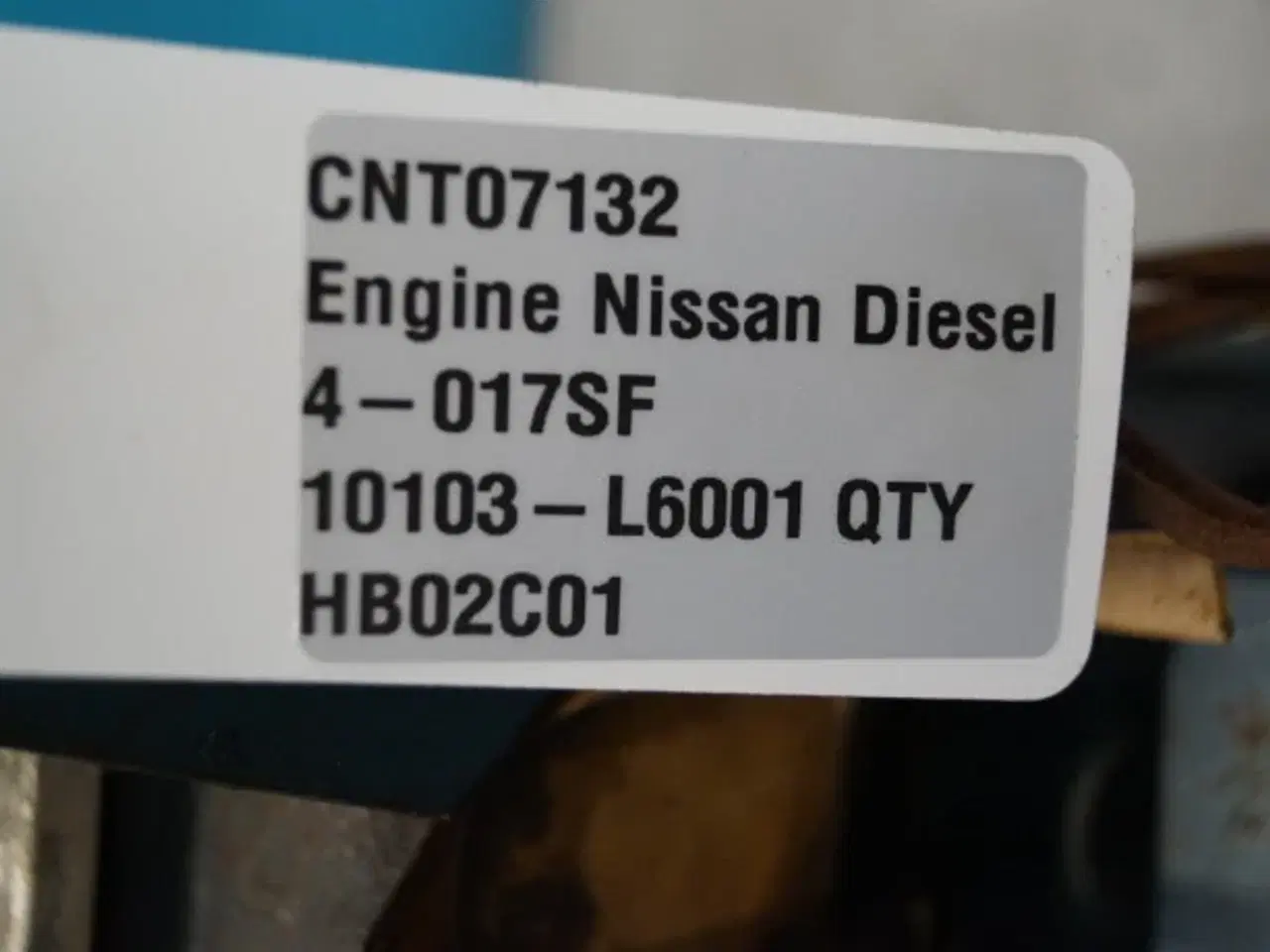 Billede 24 - Nissan Diesel  Engine 10103-L6001 