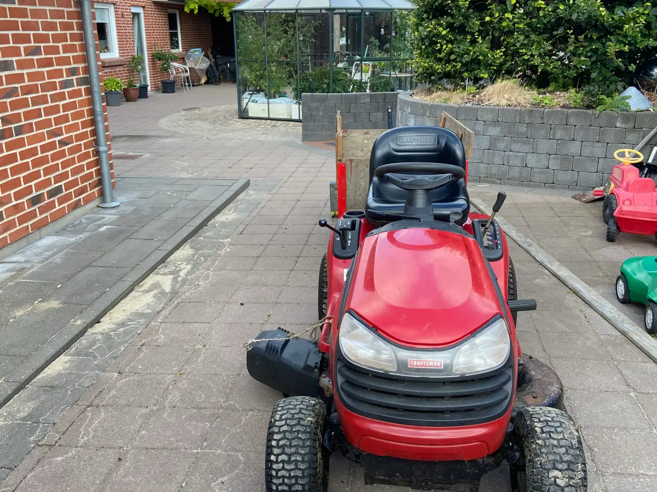 Billede 6 - Craftsman LTS2000 havetraktor med vogn og rive