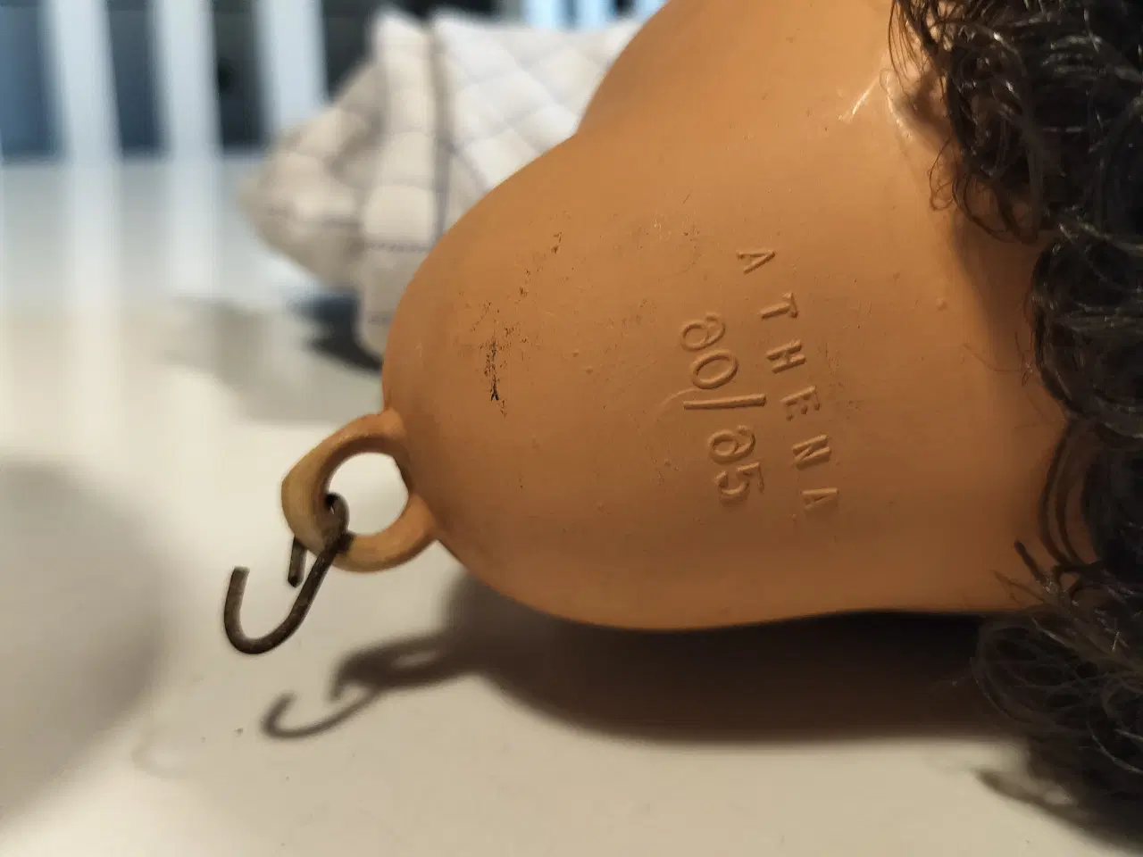 Billede 3 - Gamle plastik dukke hoveder med patina.