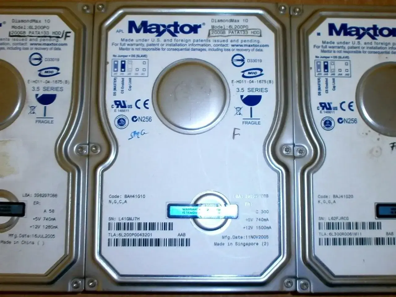 Billede 1 - Maxtor HardDisk 200 GB til salg
