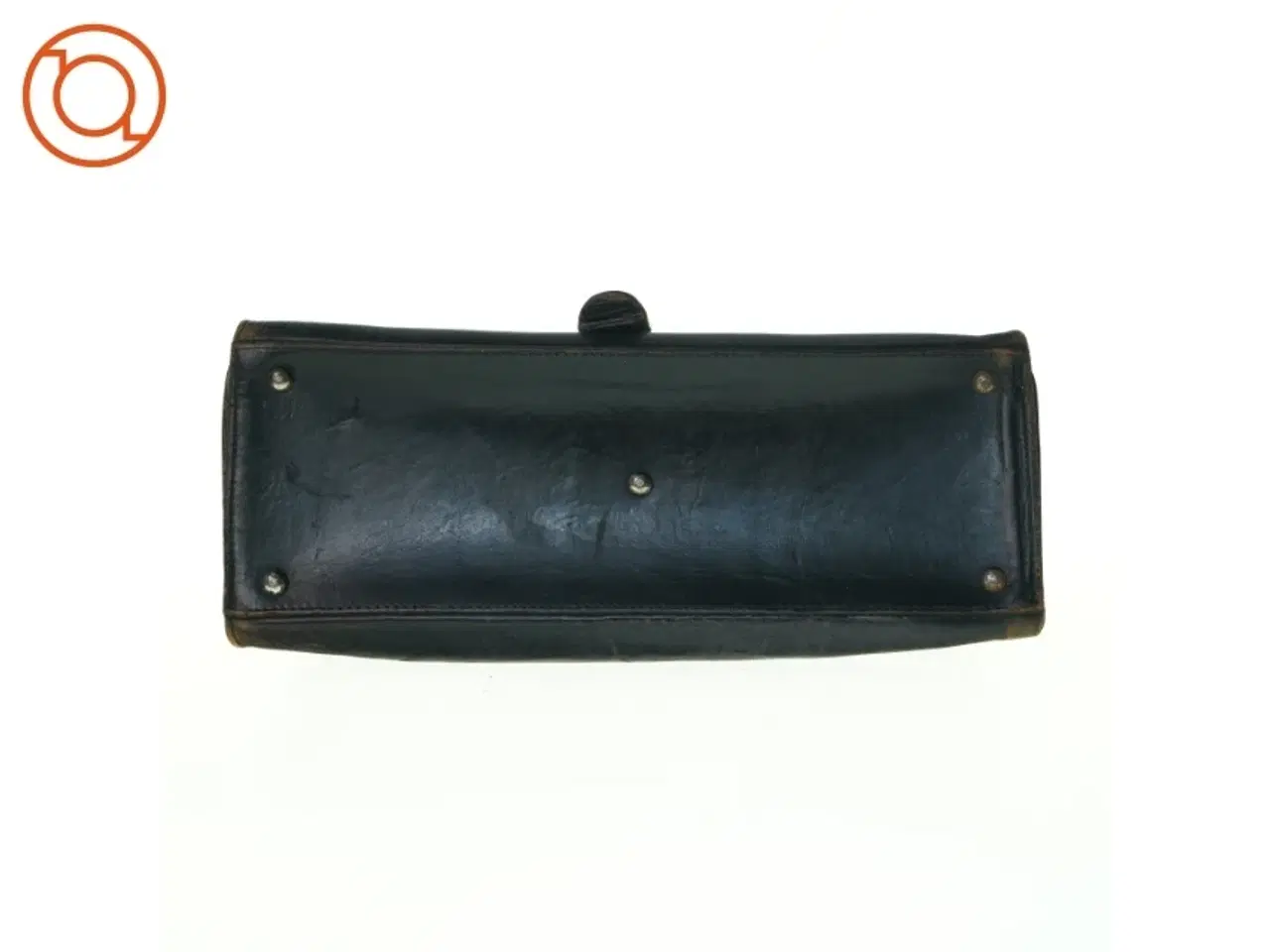 Billede 6 - Vintage Retro Kernelæder Taske (str. 37 x 14 x 27 cm)