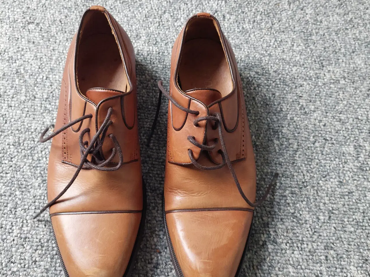 Billede 8 - elegant herre sko i lysebrun læder