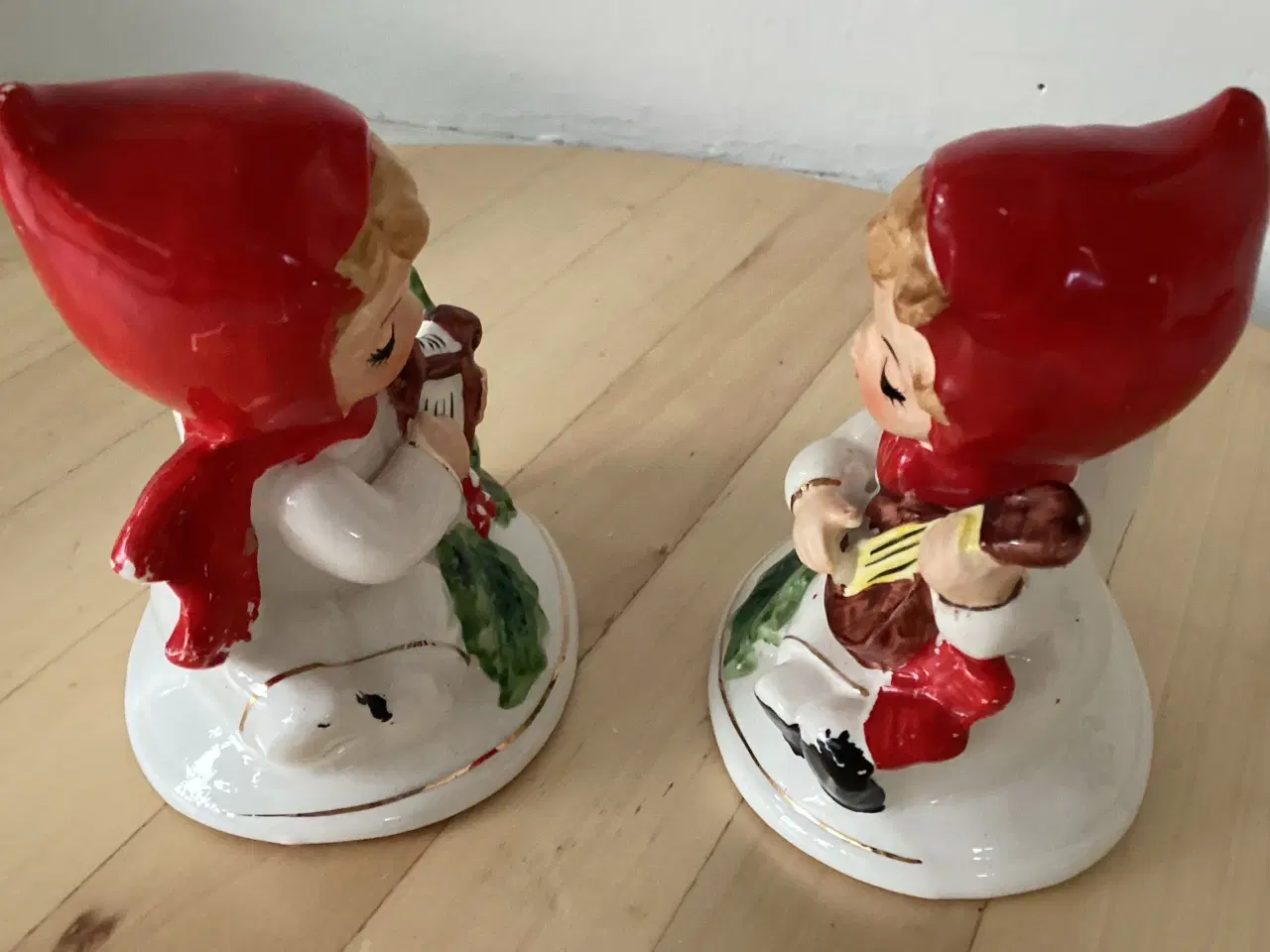 Billede 5 - 2 ældre porcelæns lysestager 