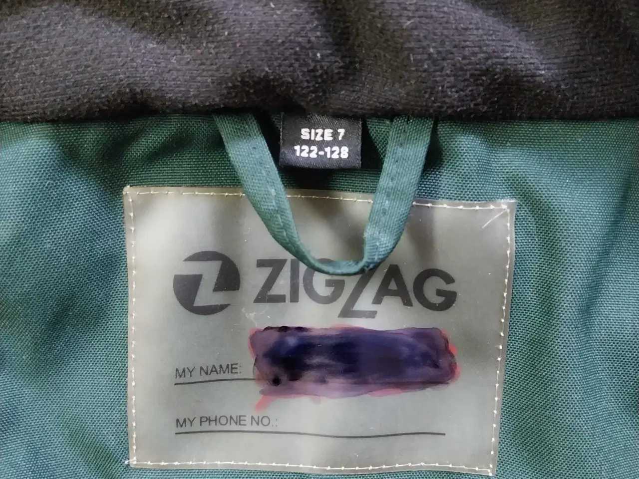 Billede 4 - Zigzag flyverdragt grøn str. 122 
