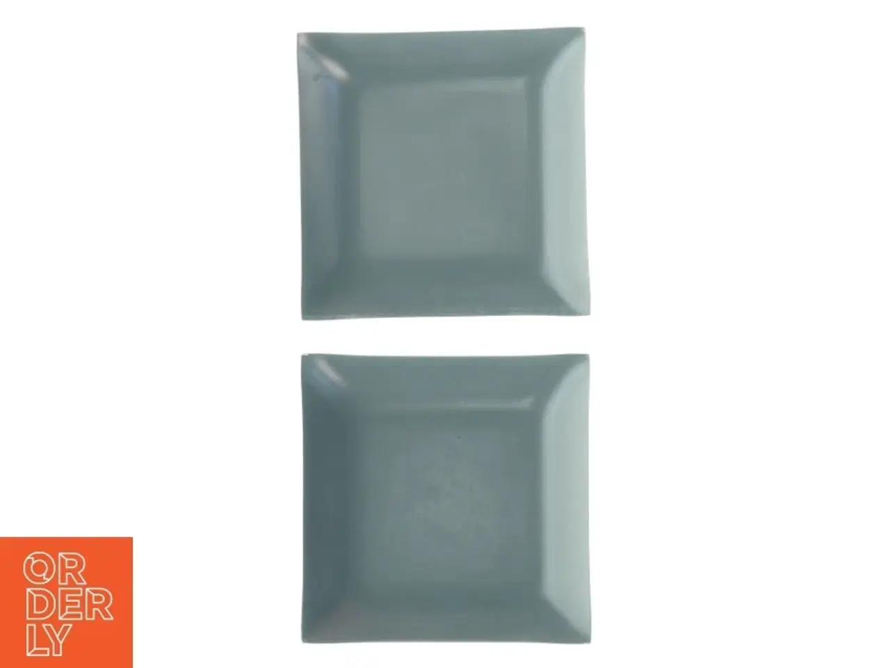 Billede 3 - Sorte firkantede serveringsfade (str. 21,5 x 21,5 cm)