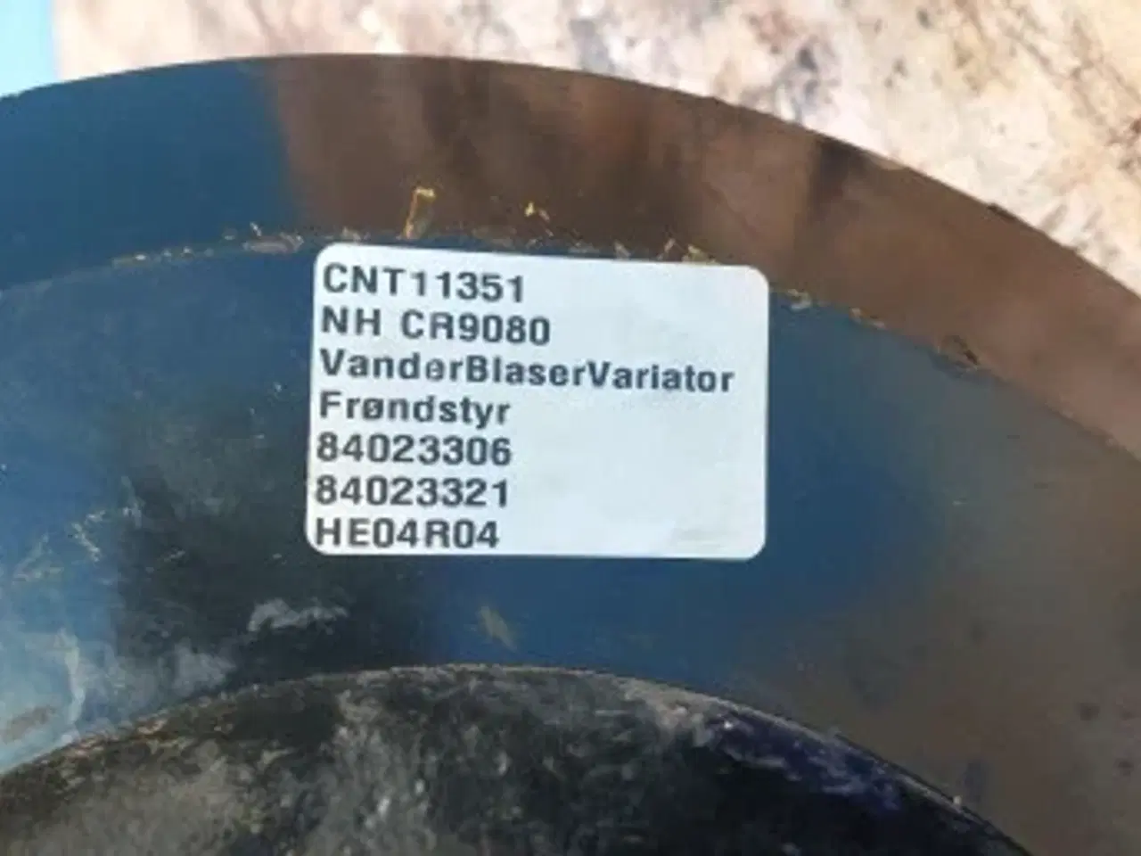 Billede 11 - New Holland CR9080 Vander Blaser Variator 84023306