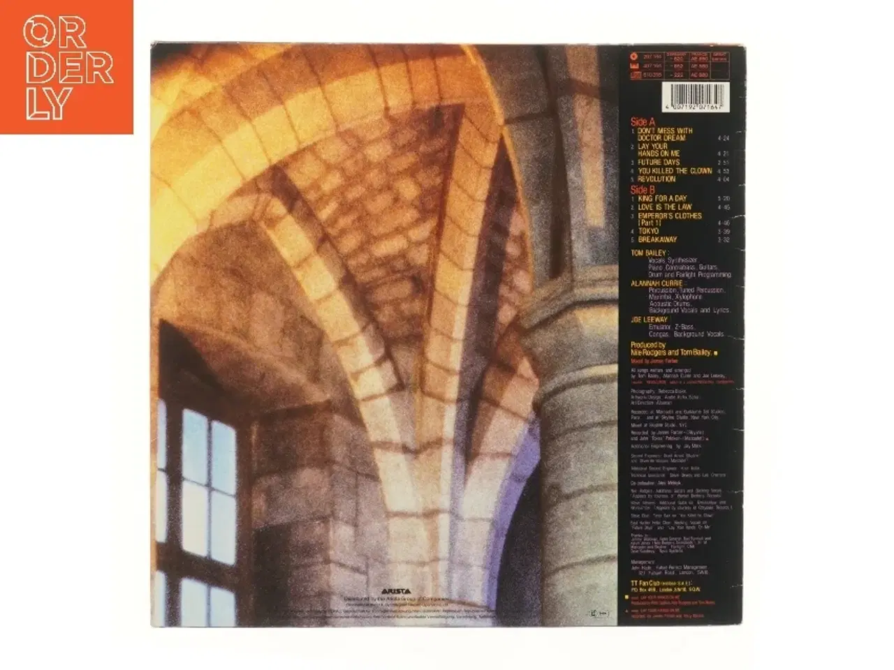 Billede 2 - Thompson Twins LP - Here&#39;s To Future Days fra Thompson Twins