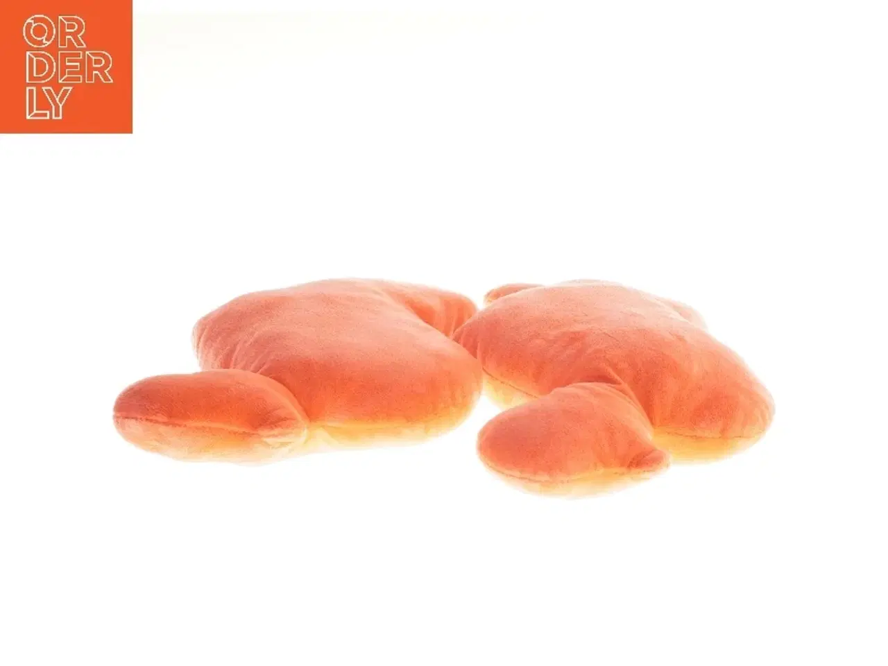 Billede 3 - Orange hjertepuder (str. 45x23 cm)