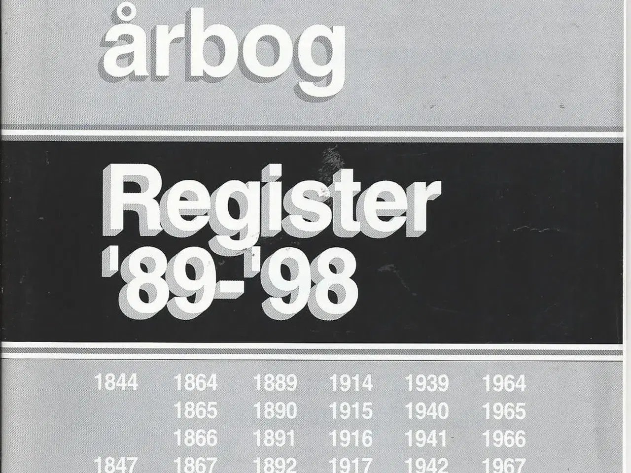 Billede 1 - Jernbane historiek register 1989-1998