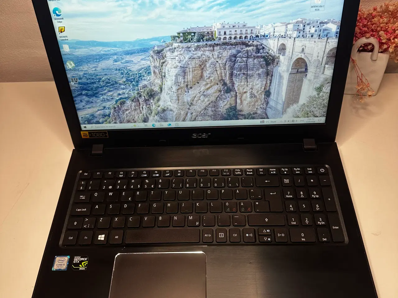 Billede 2 - Gaming bærbar Acer 15,6”(Perfekt stand)