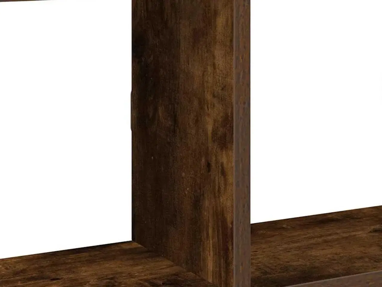 Billede 7 - Vægreol med 12 rum konstrueret træ røget egetræsfarve