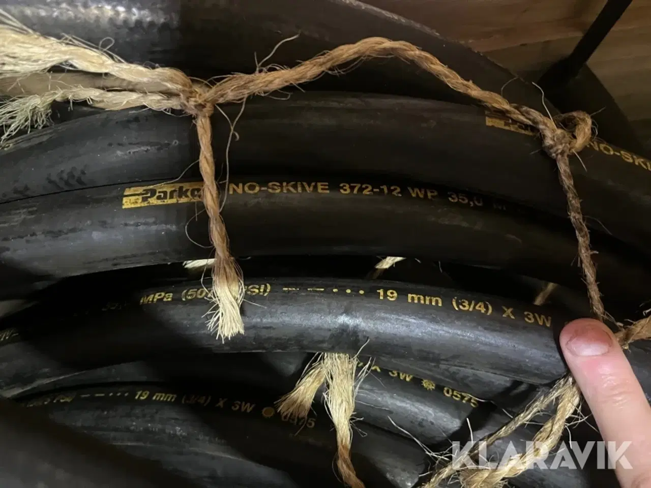 Billede 6 - Hydraulik fittings og slanger Paker 3 lags slange/fittings