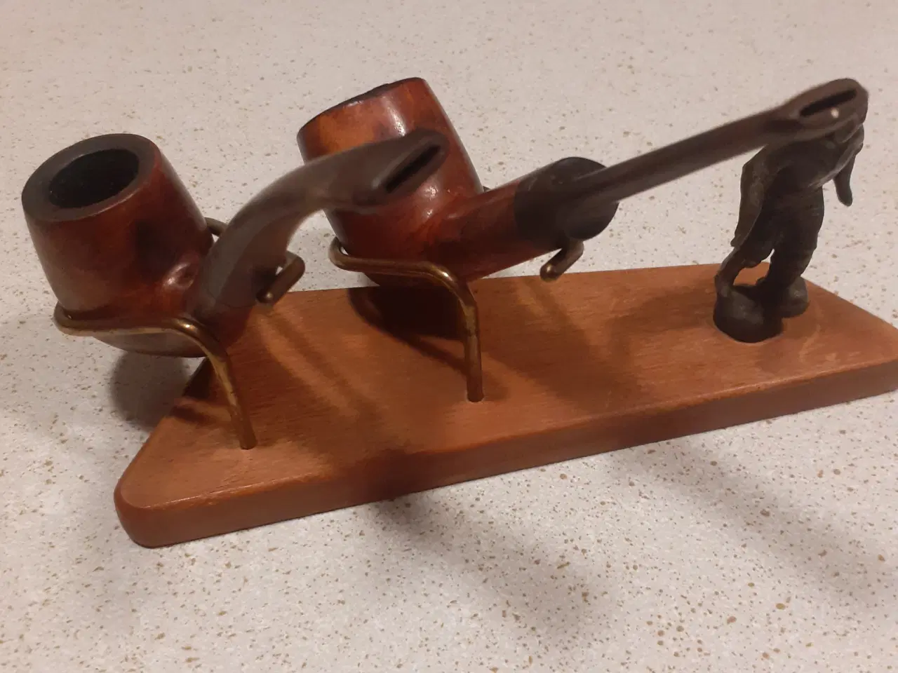 Billede 5 - Pibestativer i porcelæn eller teaktræ