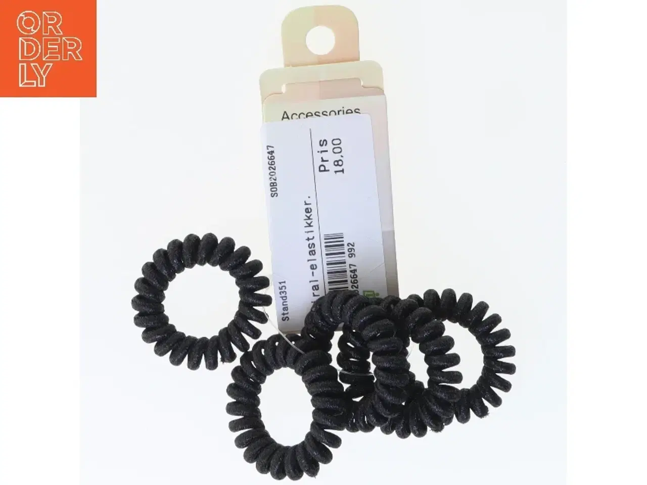 Billede 1 - Elastikker til håret (str. Ø 4 cm)