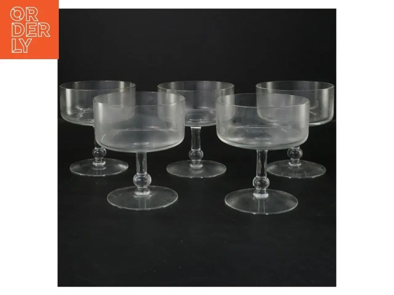 Billede 1 - Sæt af 5 cocktailglas (str. 5 stk Ø 10 cm længde 11 cm)