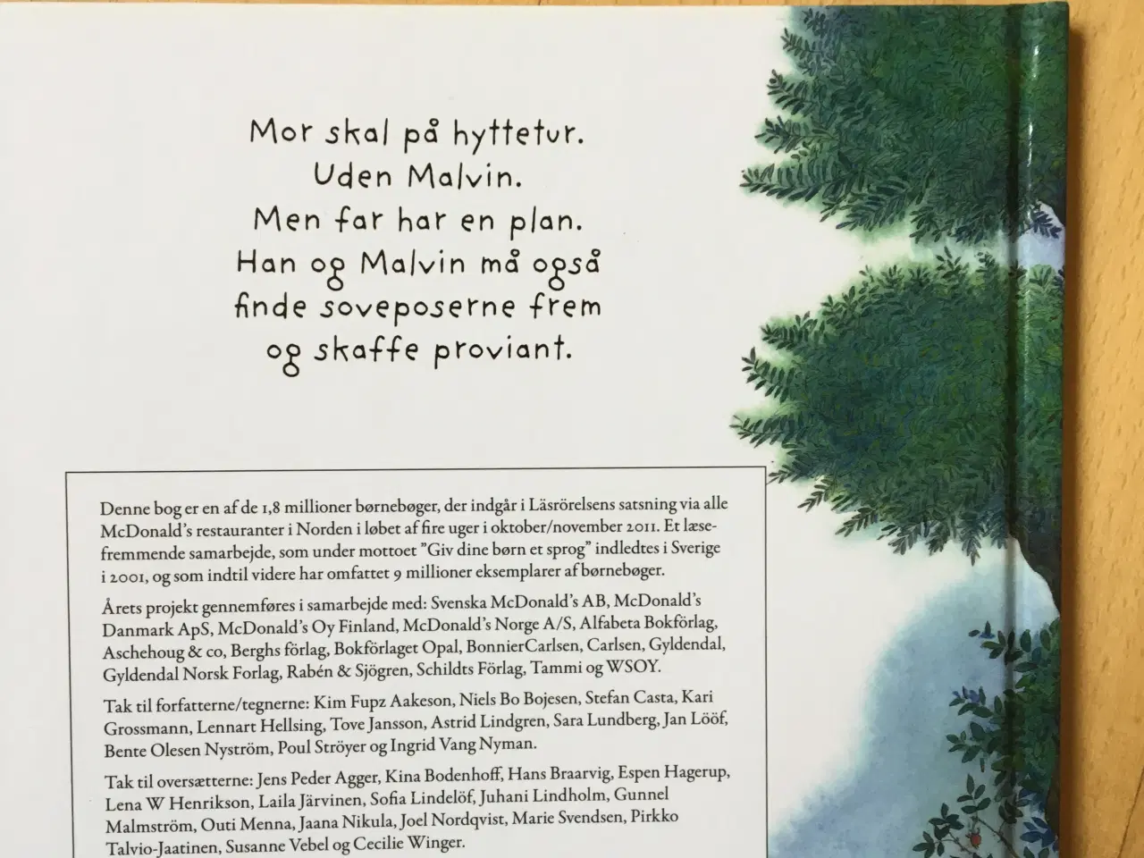 Billede 2 - Børnebog ”Malvin i den vilde natur