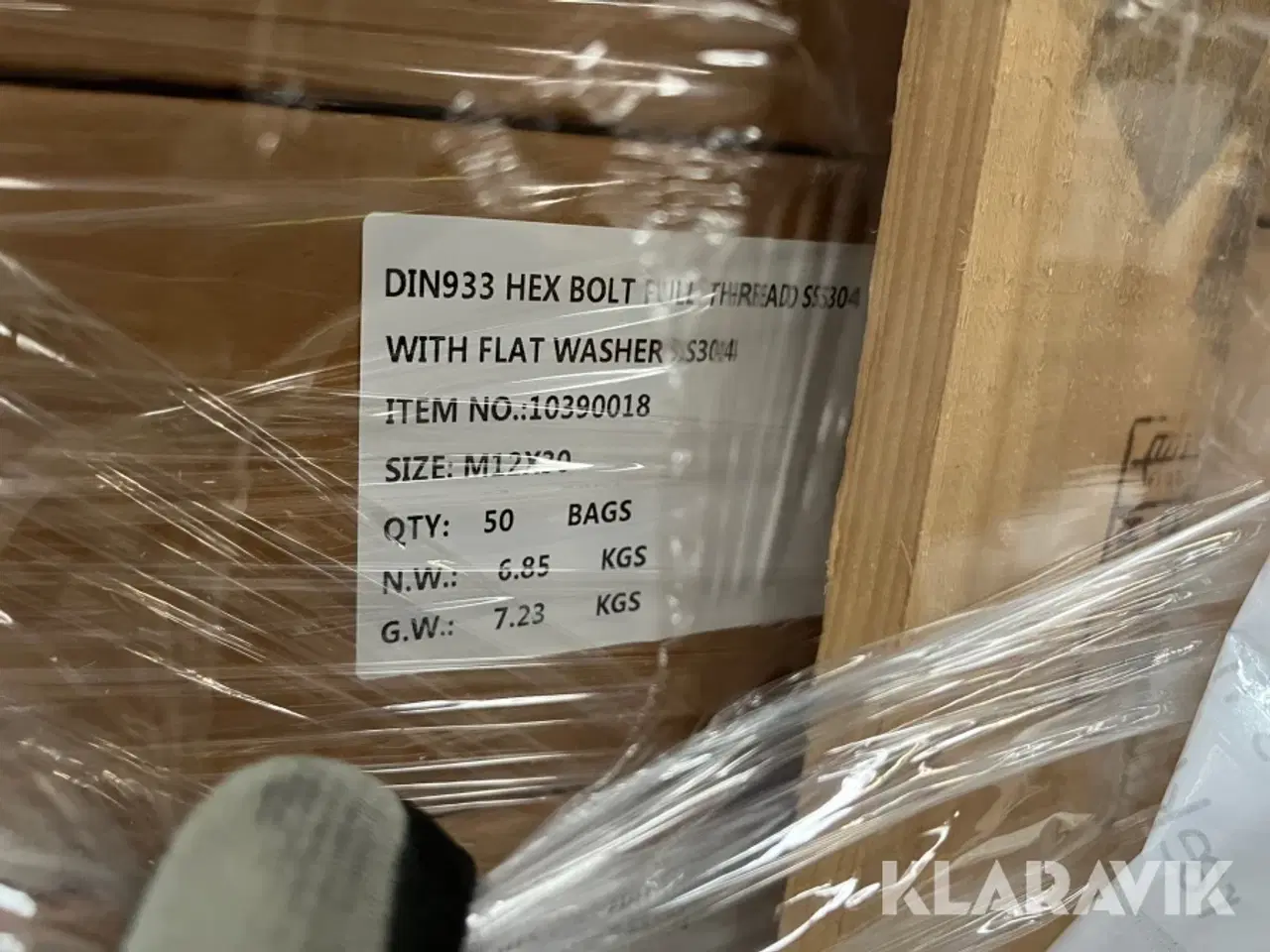 Billede 6 - Sætskruer med løs skive A2 M12x30 mm 7500 styk