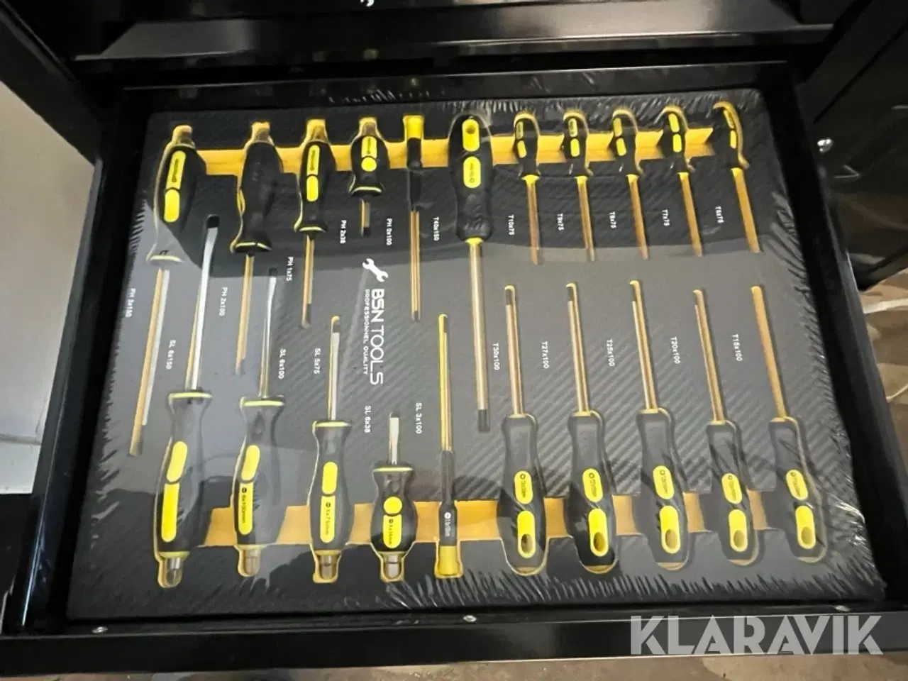 Billede 10 - Værktøjsskab BSN Tools 262 styks værktøj