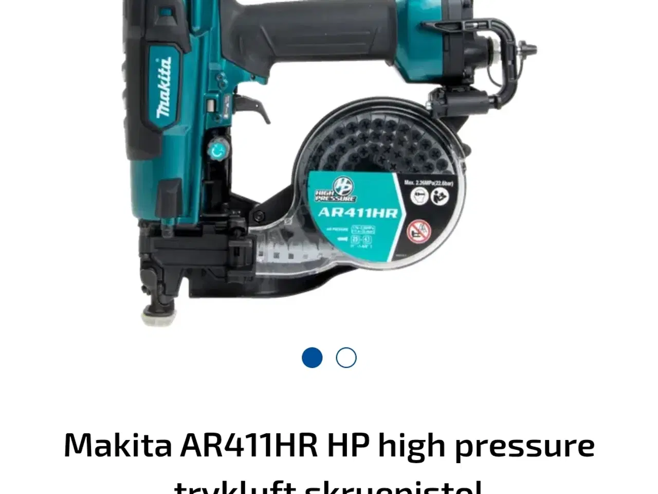 Billede 3 - Makita AR411HR HP high pressure trykluft skruepist