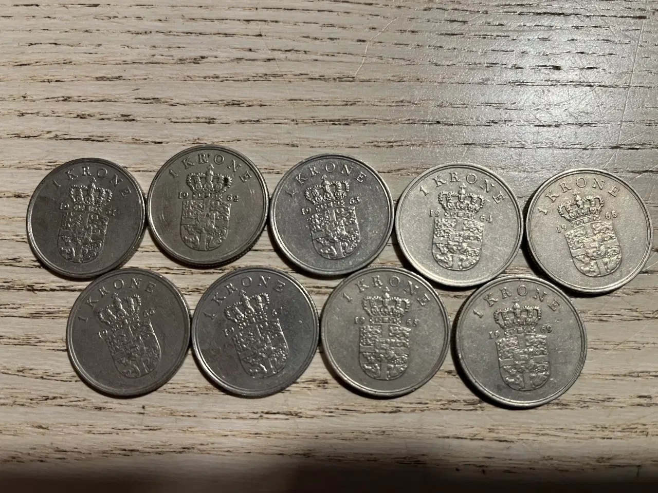 Billede 1 - Samlet lot - gamle enkroner.