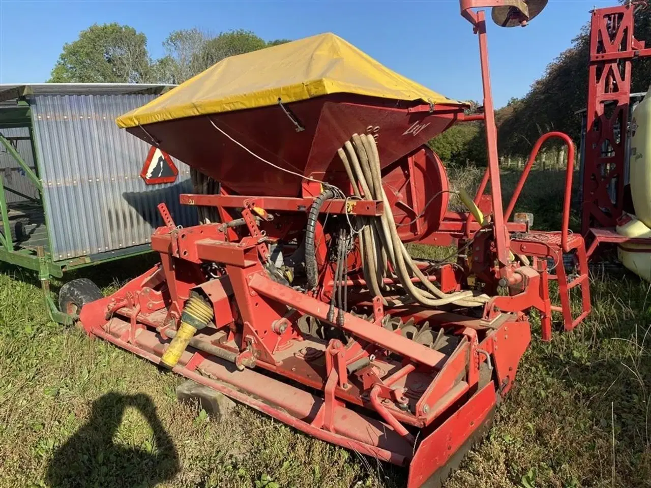 Billede 2 - Lely rotorharve 3 meter med Lely/Accord luftsåmaskine