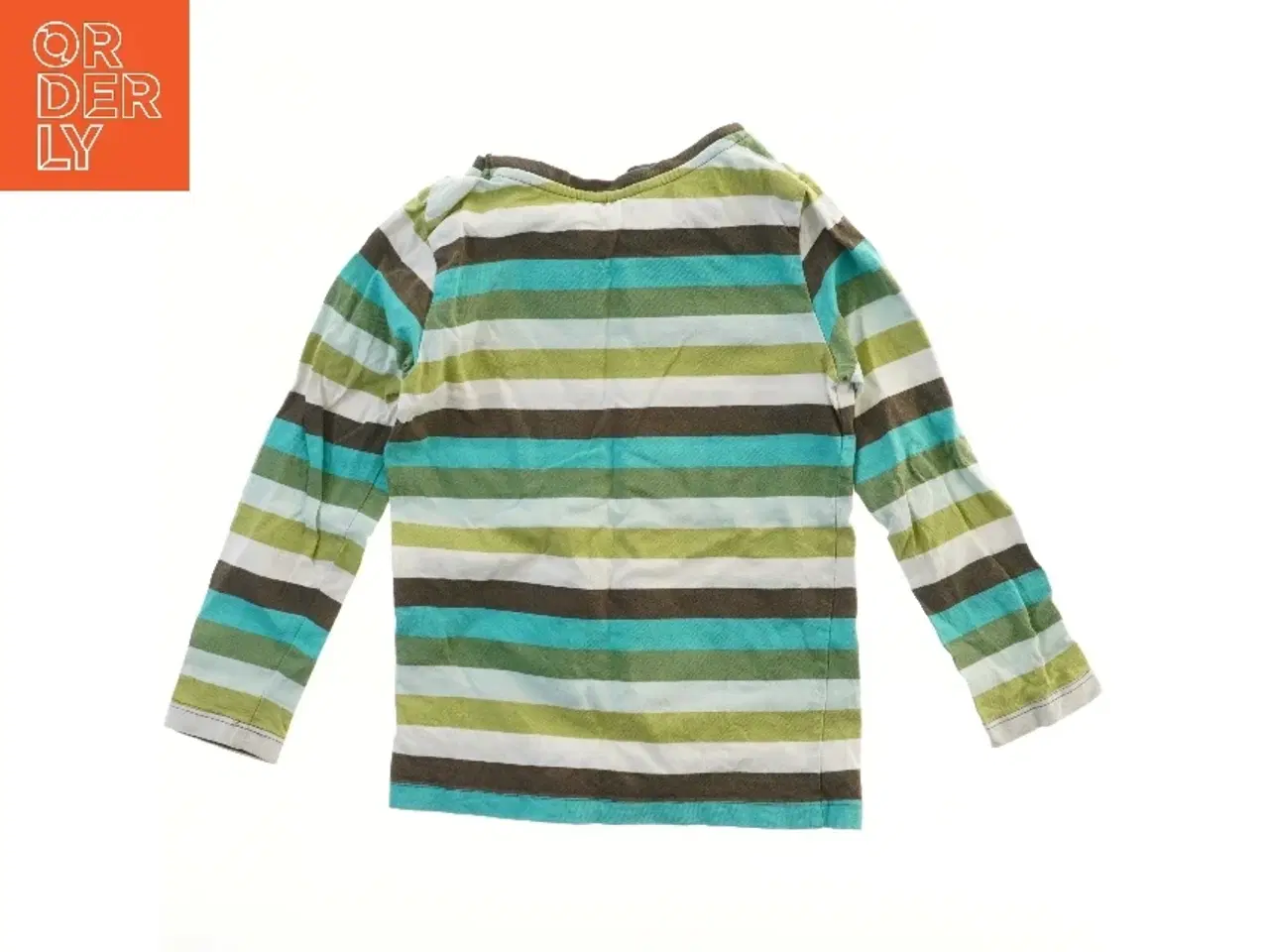 Billede 2 - Langærmet stribet bluse fra H&M (str. 104)