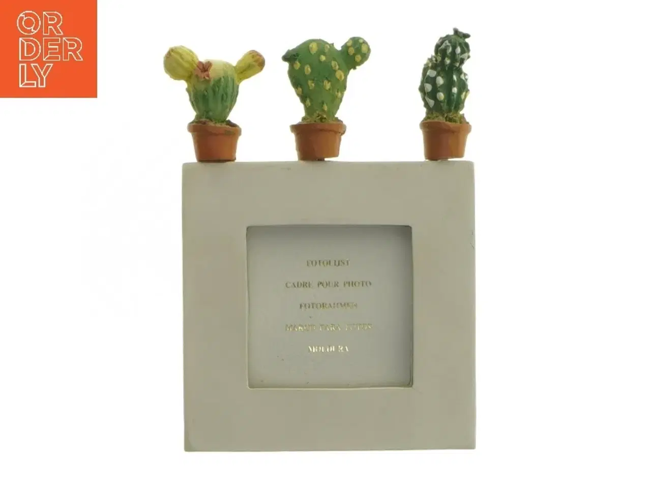 Billede 1 - Cactus fotoramme (str. 8x8 cm)