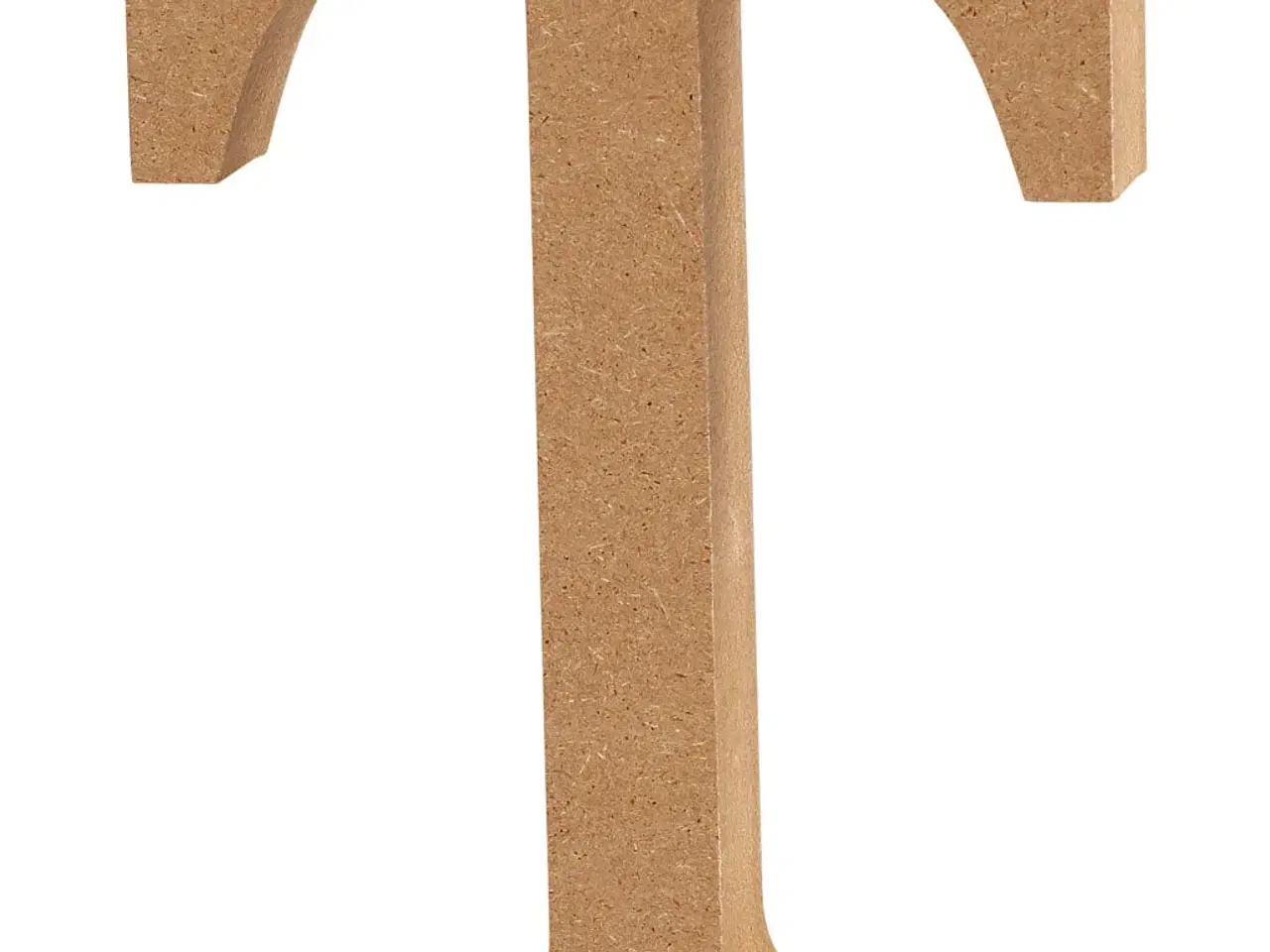 Billede 1 - Stort Træbogstav 'T' - 8 cm Høj, 1,5 cm Tykkelse